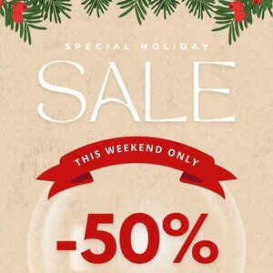 HOLIDAY COUNTDOWN SALE!